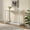 White, variant on Kings Brand Furniture Olive Console Table – Wood Rectangular Entryway Table with Sculptural Open-Loop Legs, Modern Accent Table for Living Room or Hallway (White)