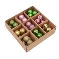 thumbnail image 4 of Bolas de Árbol de Navidad ANGGREK Bola Colgante de Plástico 54 Piezas 3 Cm, 4 of 7