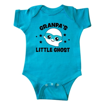 

Inktastic Cute Granpa s Little Ghost with Stars Gift Baby Boy or Baby Girl Bodysuit