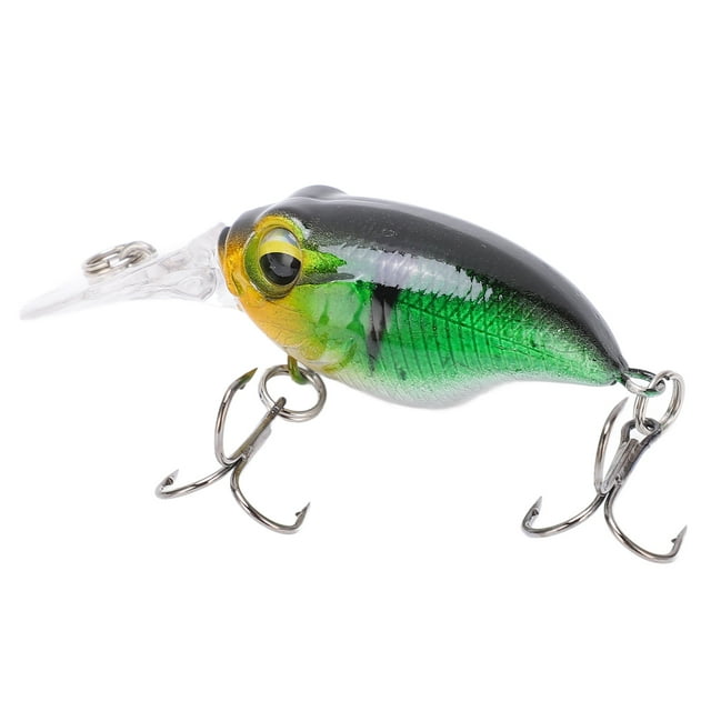 Mgaxyff Fishing Mini Minnow Bait, Three Dimensionals Eyes Fishing Crank Bait Set For Outdoor