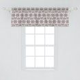 thumbnail image 2 of Ambesonne Ethnic Window Valance, Tribal Vintage Theme Motifs, 54" X 18", Brown and White, 2 of 3