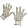 thumbnail image 2 of Guantes de punto para mujer con pantalla táctil, hilo acrílico de invierno para mayor calidez, diseño de lazo, 1 par, azul, rosa, beige, morado, gris, caqui, 12 x 23 cm, 2 of 7