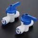 thumbnail image 1 of Conector de ajuste rápido de manguera de ósmosis inversa de 1/4" de diámetro exterior,válvula de bola de agua de plástico, sistema de filtración de agua por ósmosis inversa, filtro de agua, 1 of 4