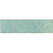 The Tile Life Havasupai Falls 3 in x 10 in Sage Glossy Ceramic Tile Sample 1 Piece
