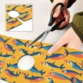 thumbnail image 6 of Yayeee Faucet Mat for Kitchen Sink 30" Diatomite Long Splash Guard Pad, Yellow Sardines Pattern, 2 Pack, 6 of 7
