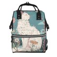thumbnail image 1 of Fotbe Celestial Cat And Flowers Mochila Maternidad - Lona de Sarga Impermeable, Mochila de Pañales de Gran Capacidad con Múltiples Bolsillos y Correas Ajustables, 1 of 6