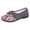 Gray, variant on Loafers for Women Floral Embroidery Casual Dress Shoes Lightweight Soft Sole Walking Shoes Round Toe Canvas Flat Shoes Gray Size 6.5
