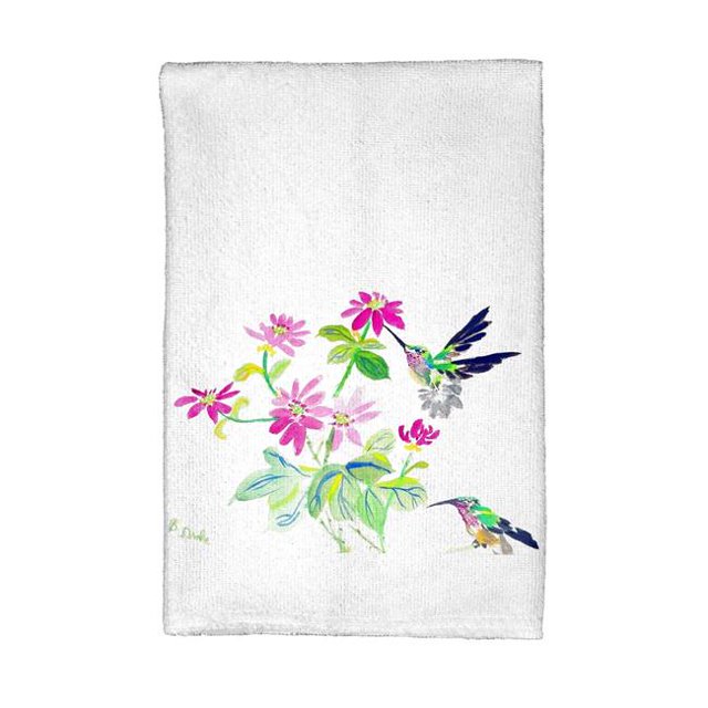 Betsy Drake KT1008 Ruby Throat Hummingbird Kitchen Towel