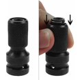 thumbnail image 2 of 2 Pieces Socket Adapters 1/2" Square To 1/4" Hex Hex Ratchet Socket Wrench Chuck Converter For Impact Ratchet Wrench And Screwdriver Bit Holder, 2 of 4