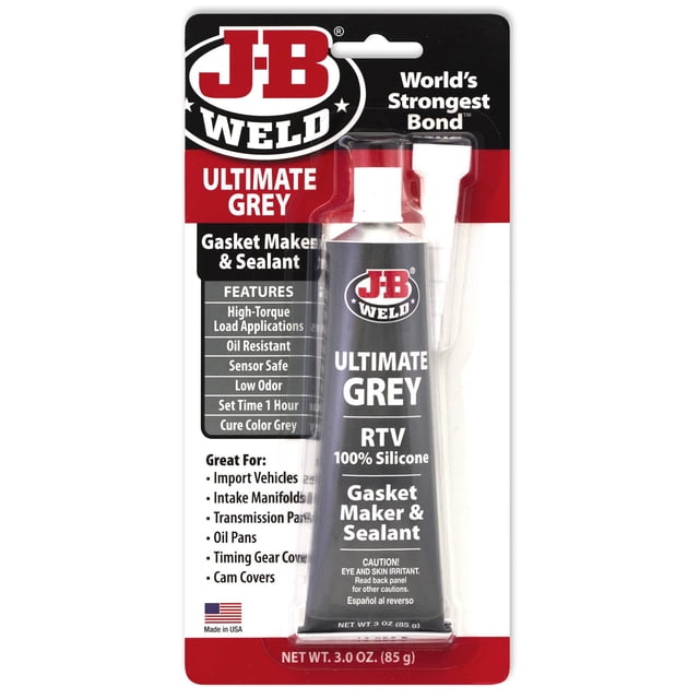 Adhesivo Sellador J-B Weld Ultimate Gris Tubo de 85 g