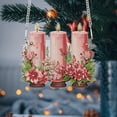 thumbnail image 4 of Pink Flower Candle Diamond Art Painting Kit Hanging, 4 of 7