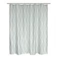 thumbnail image 4 of Mainstays 16-Piece Grey Diamond Geo Shower Curtain Bathroom Set – Fabric Curtain with Rug, Hooks, Soap Dispenser & Tray, 4 of 16