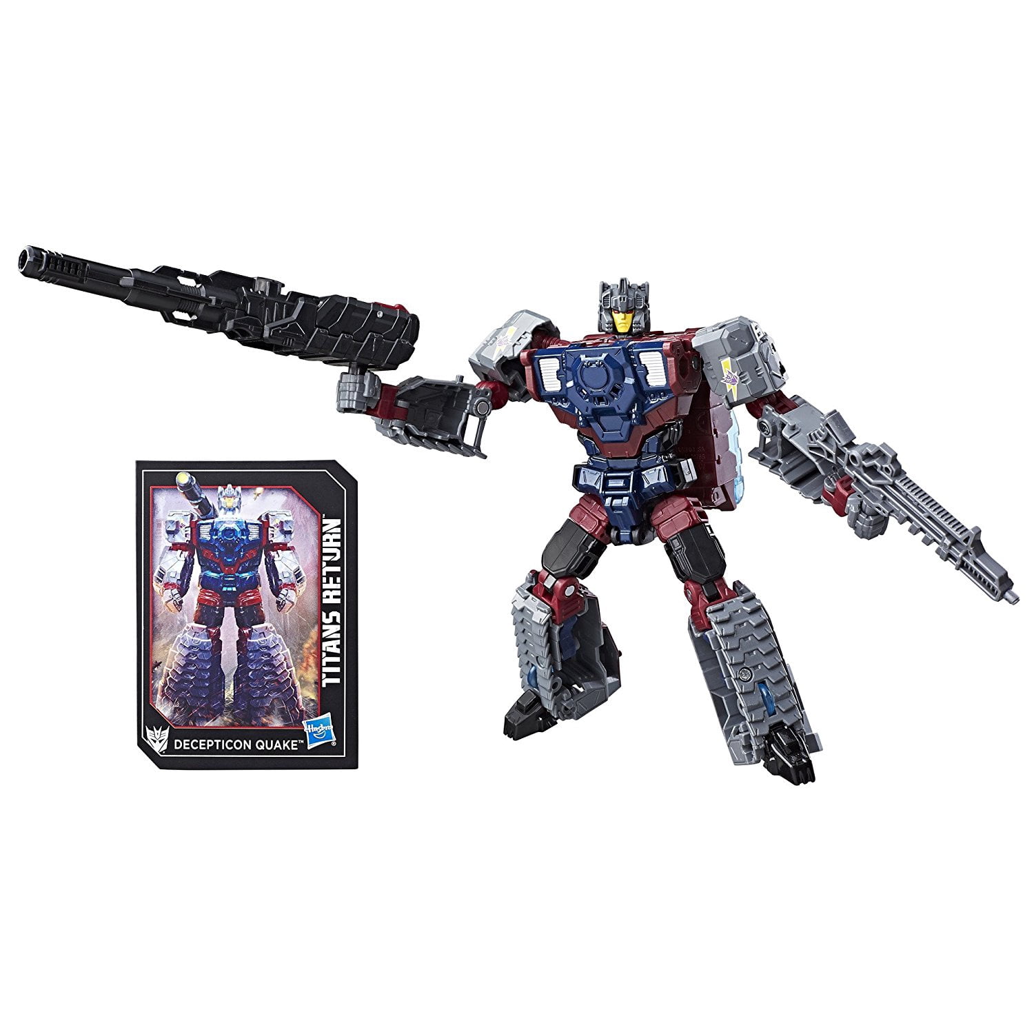 Transformers Generations Titans Return Decepticon Quake and Chasm Robot Toys