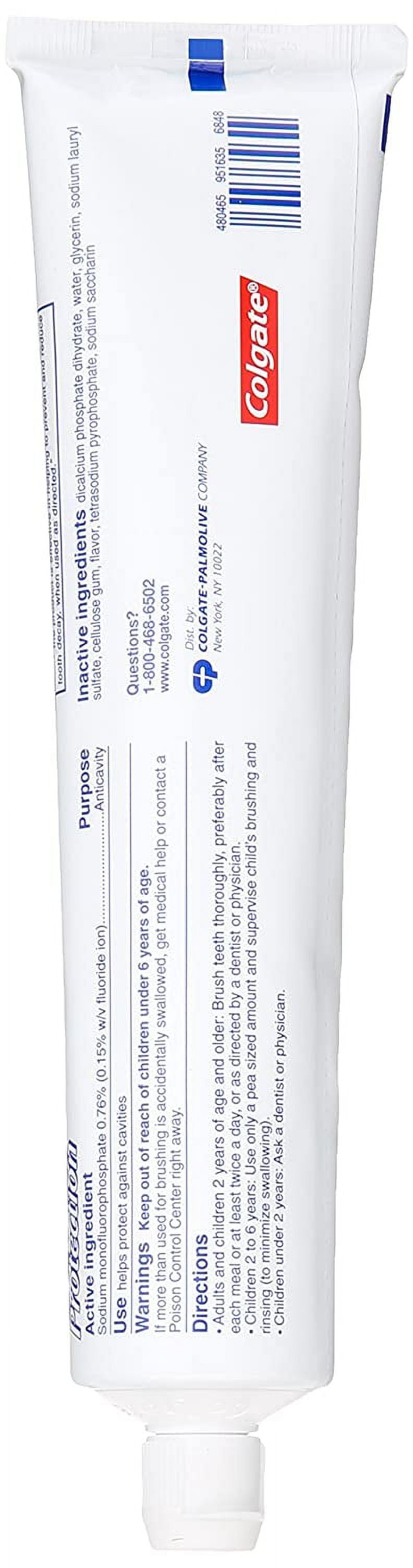 Colgate Anticavity Fluoride Toothpaste, Cavity Protection, 8 Oz, 6 Pack
