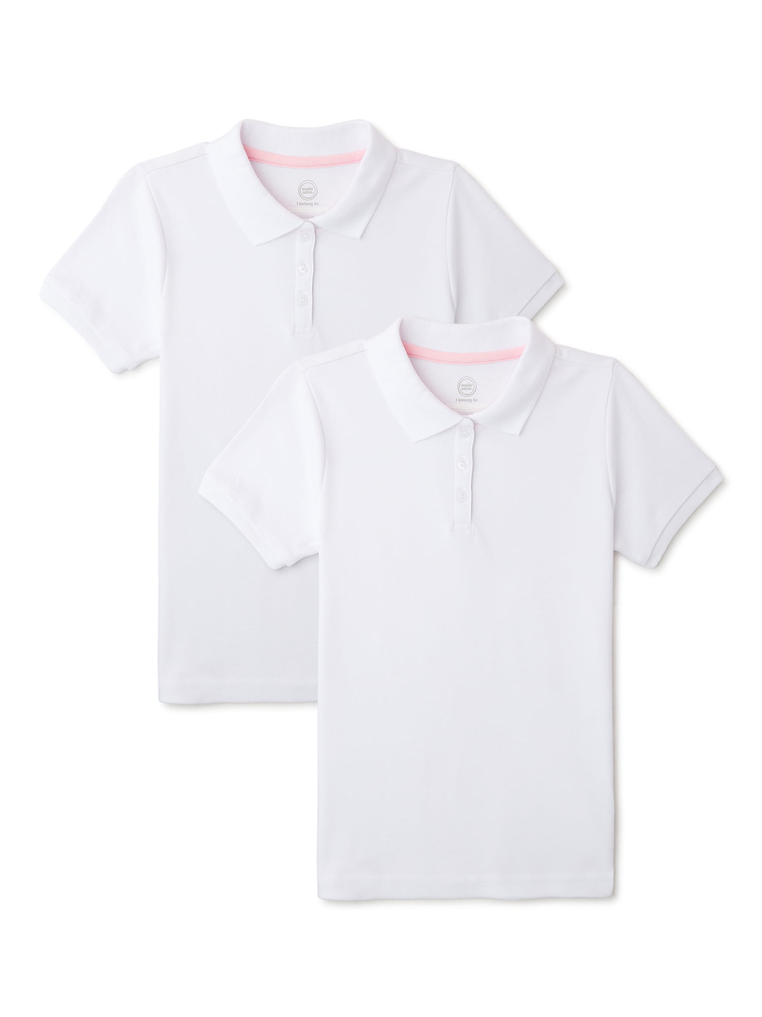 Boys School 2 Pack Short Sleeve Shirts White sizes Age 3-16 Uniform 