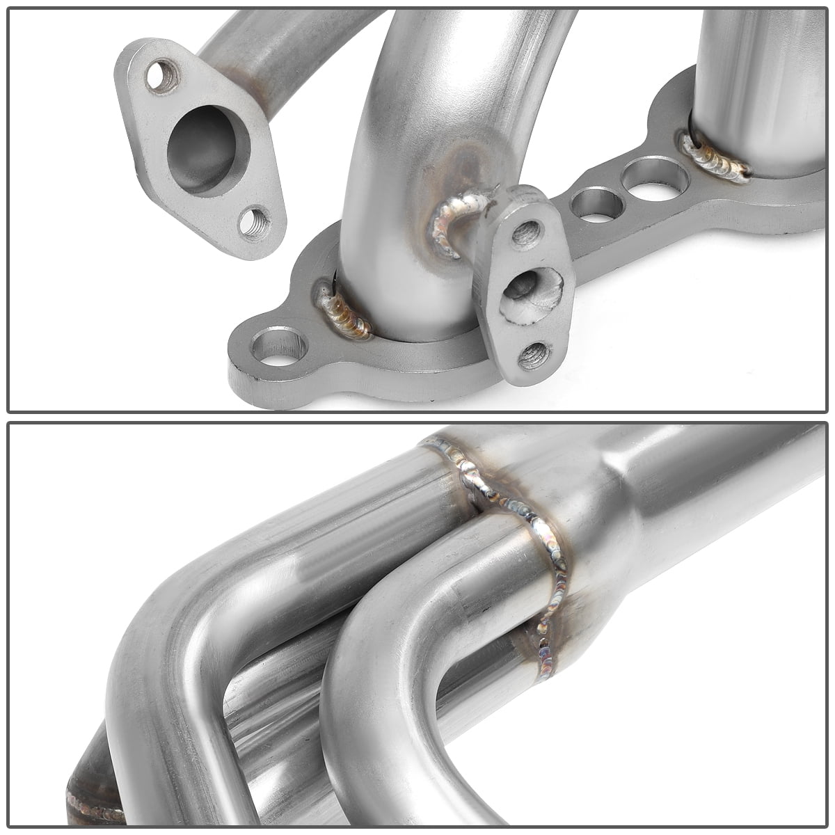 DNA Motoring J1-HD-NP-020 For 1998 to 1999 Chevy Camaro Pontiac Firebird 5.7L Pair Stainless Steel Long Tube Exhaust Manifold Header Set