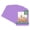Pansy Purple, variant on Purple Iris Picture Frame Mat for 8.5x11 Frames - Fits 7x9 Photos - 1 Mat