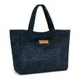 thumbnail image 4 of Wrangler Clear Tote Bag for Women with Leopard Print Insert & Pouches, Navy, 4 of 10