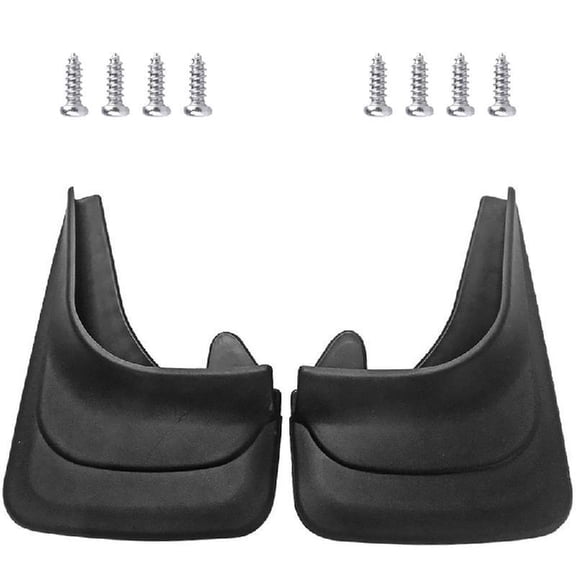2pcs Heavy-Duty Rubber Mud Flaps for Car SUV, Front Rear Wheel Splash Guard Protector