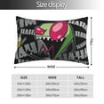 thumbnail image 4 of Invader Zim Animation Pillowcase Cushion Pillow Covers With Hidden Zipper Pillow Case Decor For Bed Dorm Sofa Couch Car 16"x24", 4 of 8