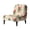 Red Bird Christmas Bell Pattern, variant on HELLHERO Christmas Slipper Chair Covers, Anti-Wrinkle Non Slip Armless Accent Chair Cover for Living Room Hotel
