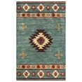 thumbnail image 4 of Alora Decor Ryder 3' x 5' Tribal Gray Blue/Rust/Burgundy/Tan/Khaki Area Rug, 4 of 5