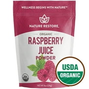 Nature Restore Organic Raspberry Juice Powder, 8 Ounce, Non-GMO