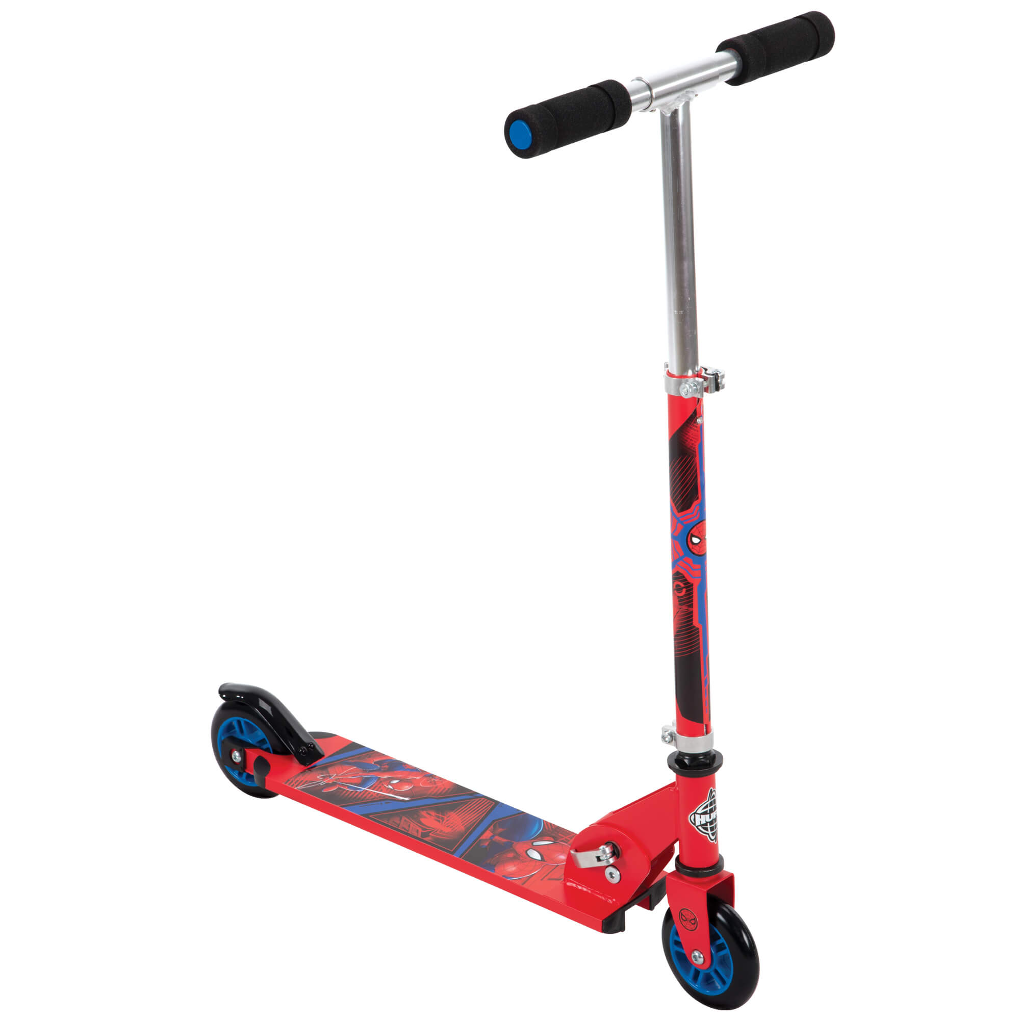 Marvel Spider-Man Inline Folding Kick Scooter for Boys, by Huffy - image 4 of 9