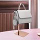 thumbnail image 3 of Estante de exhibición ajustable Sunnimix para bolsos soporte organizador de exhibición Acero inoxidable Espejo de oro rosa, 3 of 8