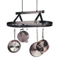 thumbnail image 1 of Premier 3 ft. Oval Pot Rack w Grid (Stainless Steel), 1 of 3