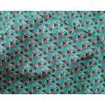 thumbnail image 5 of oneOone Silk Tabby Black Fabric Triangle Geometric Sewing Material Print Fabric By The Yard 42 Inch Wide, 5 of 5