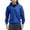 Blue, variant on AHTJRT Athletic Sweatshirt for Boys Quarter Zip Kangaroo Pockets Hoodie with Arm Zipper Fashion Solid Fall Spring Workout Running Trainning Tops Green 7-8 Years