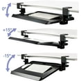 Kantek Clamp On Under Desk Ergonomic Computer Keyboard Tray Holder