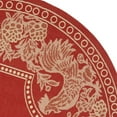 thumbnail image 2 of SAFAVIEH Courtyard Claire Rooster Indoor/Outdoor Area Rug, 6'7" x 6'7" Round, Red/Natural, 2 of 4