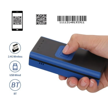 Aibecy Handheld 1D 2D QR  Barcode Scanner 3-in-1 BT & 2.4G Wireless & USB Wired Bar Code Reader Portable Scanner