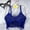 Blue, variant on Mesh Bras for Women Lingerie Hollow Vest Mesh See-through Butterfly Embroidery Girdle Suspender Corset Non Padded Underwired Unlined Bra