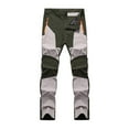 thumbnail image 2 of Donemore Men's Solid & Contrast Color Quick-Dry Hiking Pants with Sporty Tactical Pockets, Outdoor Casual Multi-Functional Durable Design for Mountain Climbing & Daily Wear, 2 of 9