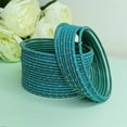 thumbnail image 2 of Efulgenz Indian Bangles Set Bollywood Plain Metal Bangle Bracelets Jewelry for Women & Girls (Set of 24), 2 of 7