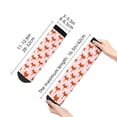 thumbnail image 4 of Fuzoiu cute fox pink Print Adult Socks, Crew Moisture-wicking Socks, Unisex Cushion Crew Socks,Casual Sports Ankle Socks, 4 of 7