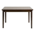 thumbnail image 4 of Clancy 5-Piece Rectangular Dark Brown Wood Top Dining Room Set, 4 of 7