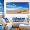 thumbnail image 1 of Grande Toile Marron Rocher au Bord de Mer Atlantique - Impression sur Toile, 1 of 3