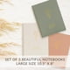thumbnail image 3 of Set de cuadernos ZICOTO Aesthetic Spiral 3 para mujer 27x21cm, 3 of 9