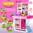 thumbnail image 3 of Tienda de comida grande y creativajuego de imaginaciónjuguetes para niñoscocinajuego de cocina Ehuebsd Para estrenar, 3 of 6