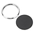 thumbnail image 1 of Rejillas de Altavoz, Cubierta de Altavoz Cubierta de Altavoz Rejilla de Altavoz de Material de Metal Con Un Círculo decorativo para Altavoces, Altavoces de Coche, Altavoces, 1 of 7