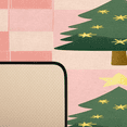 thumbnail image 3 of CURLYOOT Christmas Tree Runner Rug 2'x6' Washable Kitchen Runner Rug Indoor Non Slip Laundry Rugs Pinks Checked Floor Carpet for Hallway Kitchen Entryway Bedroom Living Room, 3 of 9