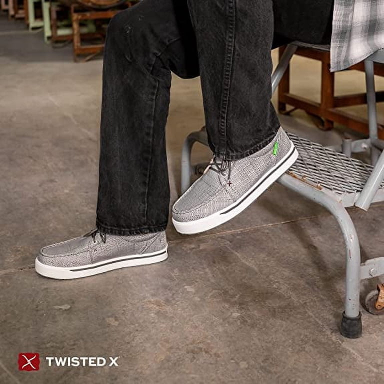 Twisted X® Mens 8.5 Casual Light Grey Mexican Flag Kick  display picture 1