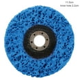 thumbnail image 1 of Meule de Ponçage Peinture Élimination de Rouille Meulage Polissage; Disque Acier Inoxydable Meule de Polissage, Bleu, 115 mm, Trou Intérieur 22 mm, 1 of 5