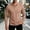Khaki, variant on Rvasteizo Mens Collared Shirts Solid Casual Long Sleeve Collared Button Up Pocket Top for Fall Winter Daily XL