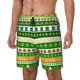 thumbnail image 1 of Balery St. Patrick's day in green colors Bañador para hombre, shorts de playa de secado rápido con entrepierna y forro de compresión-XX-Large, 1 of 6