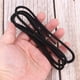 thumbnail image 5 of unbranded 10 Pares De Cordones Para Color Negro De Calidad En Material, 5 of 8